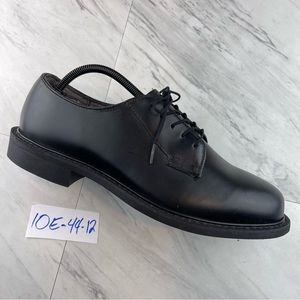 •Wellco Men's Oxford Derby Dress Shoes B301 Black Leather Vibram Size 10 E
